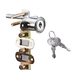 Ebco Target Front Multi Drawer Lock with Metal Keys Size 580 mm, Nickel Plated Finish and Click Action Mechanism, E-FMDL58-M-picture-24