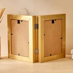 Home Centre Beige Wooden Table Photo Frames image 2