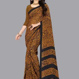Moda Rapido Printed Poly Georgette Saree-image-32