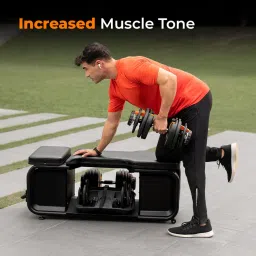 Flexnest The Flexbench Pro Incline & Flat 180 Kg Capacity Fitness Gym Bench with Storage Compartment image 4