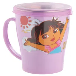 Joyo Disney Dora Stainless Steel Espresso Mug With Lid  Dark Pink -  250 ml-image-28