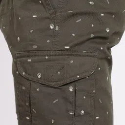 24 Street Printed Cotton Mid-Rise Cargo Shorts image 2