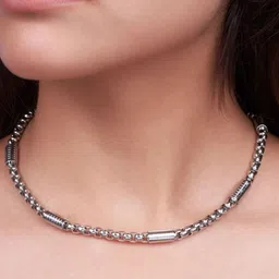 SALTY Stainless Steel Molten Necklace-picture-16