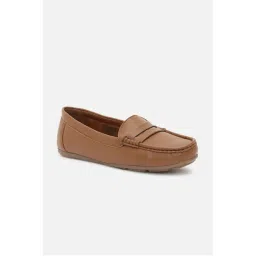 Van Heusen Women Brown Slip-On Loafers-picture-10