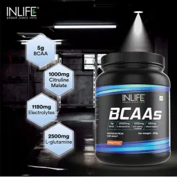 Inlife Bcaa Supplement Powder - Orange-picture-19