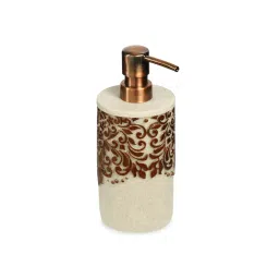 OBSESSIONS Polyresin 4Pc Bathset, Brown & Beige image 4