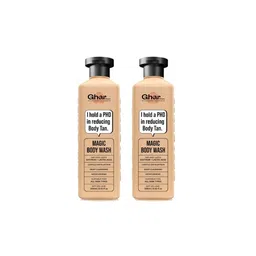 GHAR SOAPS Set Of 2 Saffron Lactic Acid & Niacinamide Body Wash - 250 ml Each image 1