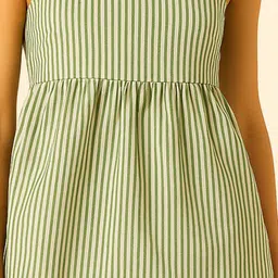 KAORI BY SHREYA AGARWAL Striped Square Neck Top With Shorts Co-Ords image 2