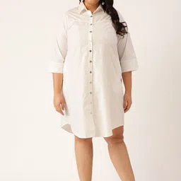 theRebelinme Shirt Midi Dress-image-51