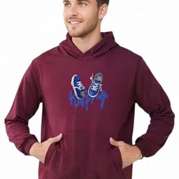 Moda Rapido Men Printed Hooded Sweatshirt-image-58