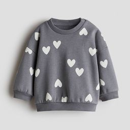 H&M Printed Brushed-Inside Sweatshirt-picture-10