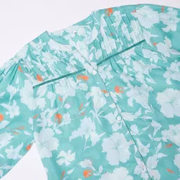 Moda Rapido Floral Print Cotton Top image 2