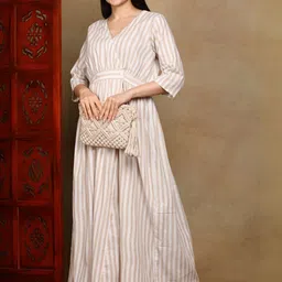 Moda Rapido Striped Maxi Dress-picture-31