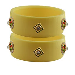 Vidhya Kangan Women Beige Bangle-picture-33