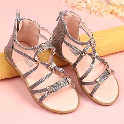 Cute Walk by Babyhug Sandals - Grey-picture-14