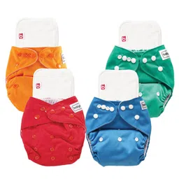 Babyhug Free Size Reusable Cloth Diaper OGBR - Pack of 4-picture-24