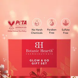 Botanic Hearth Glow Hibiscus Body Scrub With Raspberry Lip Balm & Rose Body Wash image 3