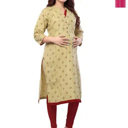 B2F Manufacturing & Designing Kurti Women Pack of 2 Maternity Printed Straight Kurta-picture-10