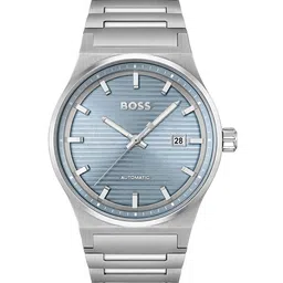 BOSS Men Dial & Stainless Steel Bracelet Style Straps Analogue Automatic Solar Powered Watch 1514118-picture-23