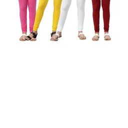Tik Tok WEARS Girls Pink Churidar Length Leggings-picture-20