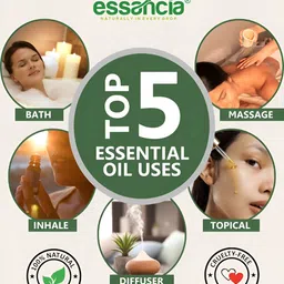 essancia Fennel Essential Oil For Digestive health & Aromatherapy - 15ml image 5