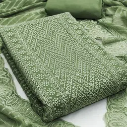 Rangtulika Ethnics Embroidered Unstitched Dress Material-picture-27