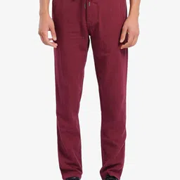 RARE RABBIT Men Cotton Regular Trousers image 1