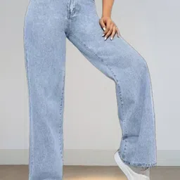 LINARIA Women Classic Relaxed Fit Cotton Jeans-image-57