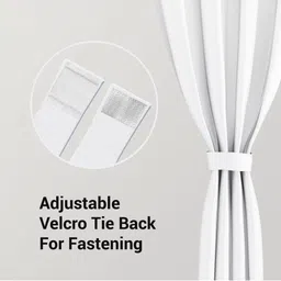 Myntra Elegant Homes Meh Collection Off White Blackout Window Curtain image 5