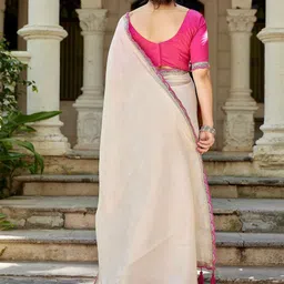 JANOI Silk Blend Handloom Saree image 3