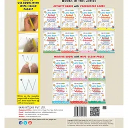 ekas books Writing Book Let's Start Alphabet Writing Book - English image 2