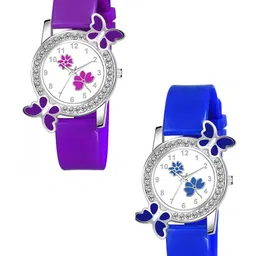 CSAMON Women Pack of 2 Watch 328 PUR315 BLU315-picture-18