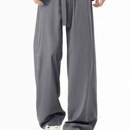 StyleCast x Revolte Men Solid Mid-Rise Regular Trousers-picture-19