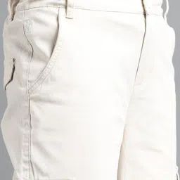 UNDER FOURTEEN ONLY Boys Relaxed Regular Fit Cargos Trousers image 4