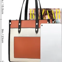 Provogue Women Colourblocked Structured Shoulder Bag image 4