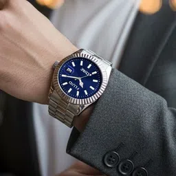 FLUID Men Patterned Dial & Stainless Steel Straps Analogue Watch FL-Yash-0601-BL-picture-15