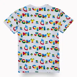 Gini and Jony Boys Typography Printed Applique T-shirt image 2