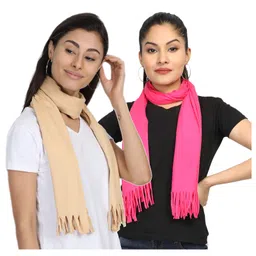 Nene Multi Purpose Nursing Shawl Pack of 2 - Beige Pink image 3