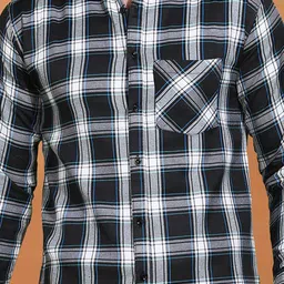 Metronaut Men Classic Tartan Checks Opaque Checked Casual Shirt image 2
