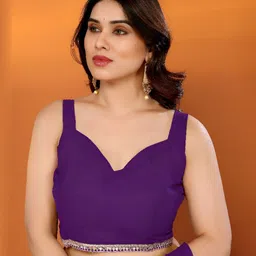 V3 FASHION STUDIO Saree With Blouse Piece image 2