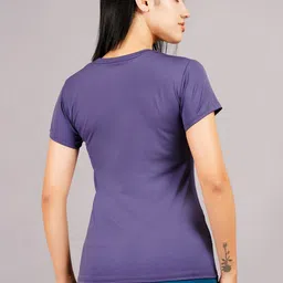 NEVER LOSE Women Solid Compression T-shirt image 2