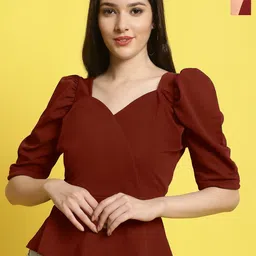 Metronaut Pack Of 2 Women Sweetheart Neck Crop Top-picture-32