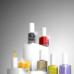 STARSTRUCK BY SUNNY LEONE Long Wear Glossy Nail Polish- 9.9 ml- Tangerine image 4