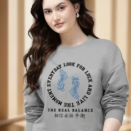 AUSK Women Graphic Printed Round Neck Full Sleeve Sweatshirt-image-40