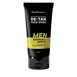 Men Deserve Set Of 3  De-Tan Face Wash Moisturizer & Vitamin C Skin Care Combo image 4
