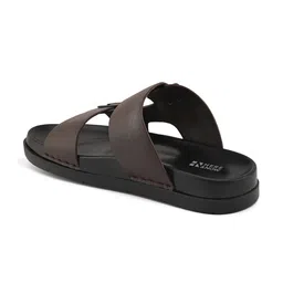 HERE&NOW Men Solid Comfort Sandals image 3