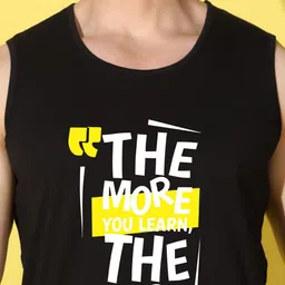 WOOSTRO Men Typography 2 Printed Raw Edge Slim Fit T-shirt image 2