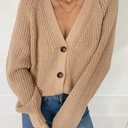 StyleCast Women Ribbed Crop Cardigan-picture-22