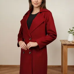 The Roadster Lifestyle Co Notched Lapel Overcoat image 4