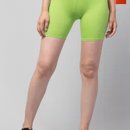 DRAXSTAR Women Pack Of 2 Skinny Fit Low-Rise Cycling Sports Shorts-image-49